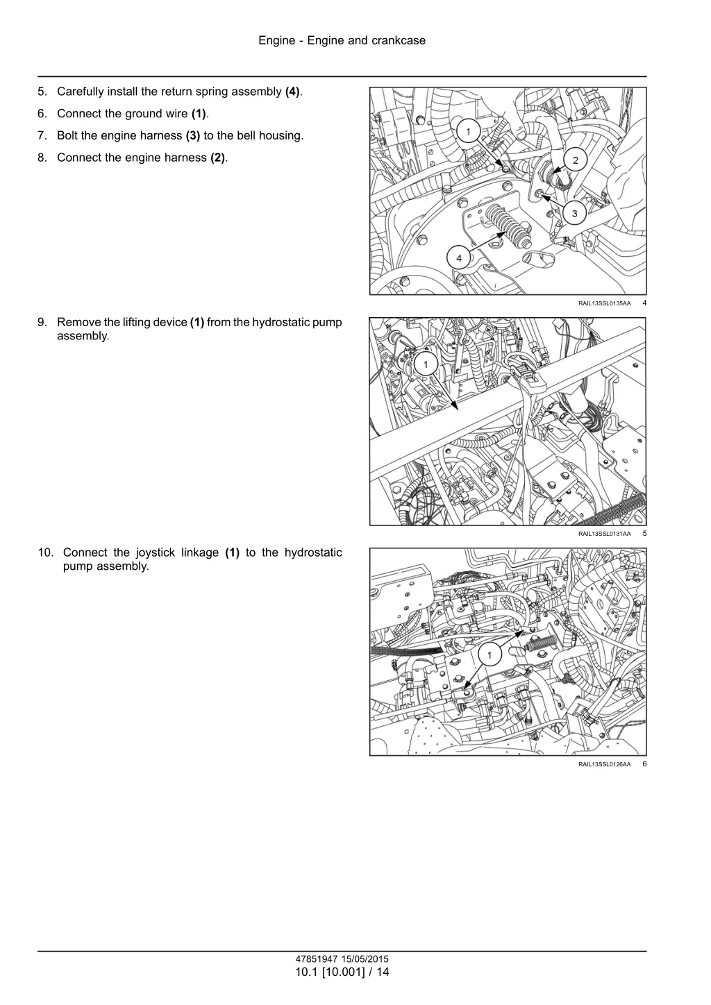 engine engine and crankcase 11