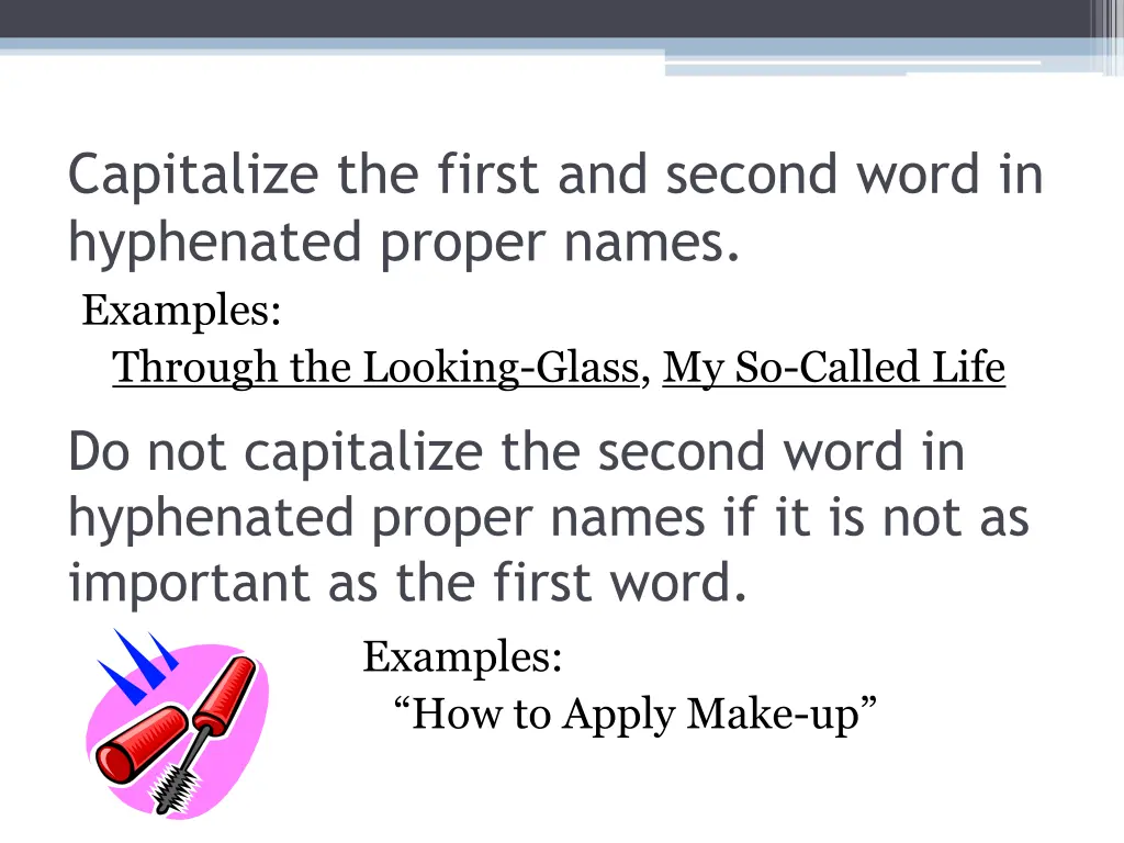 capitalize the first and second word