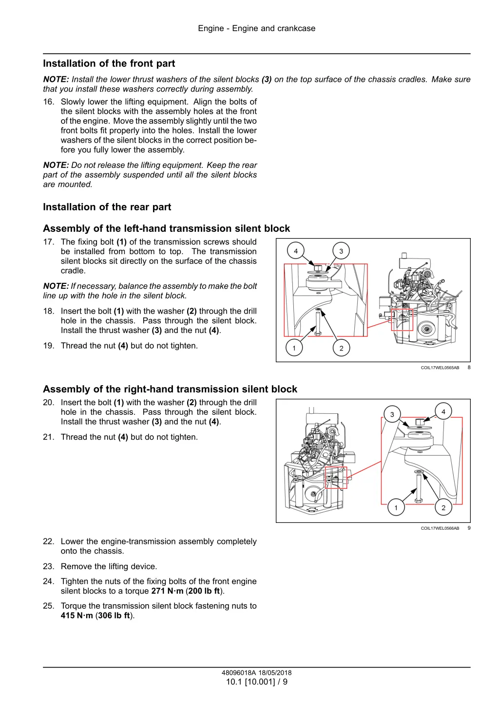 engine engine and crankcase 6