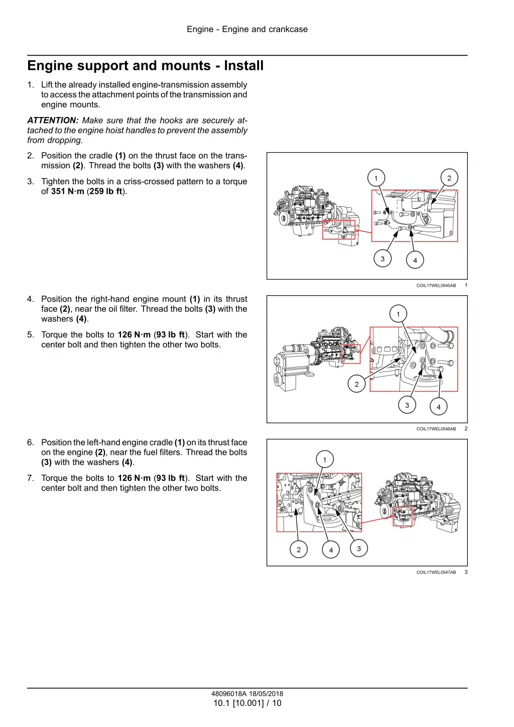 engine engine and crankcase 7