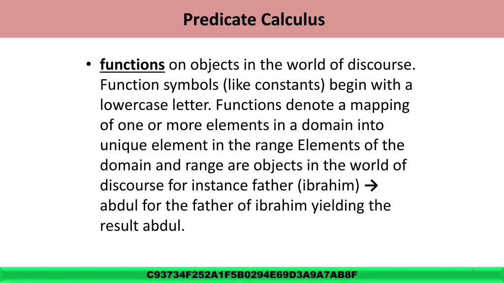 predicate calculus 3