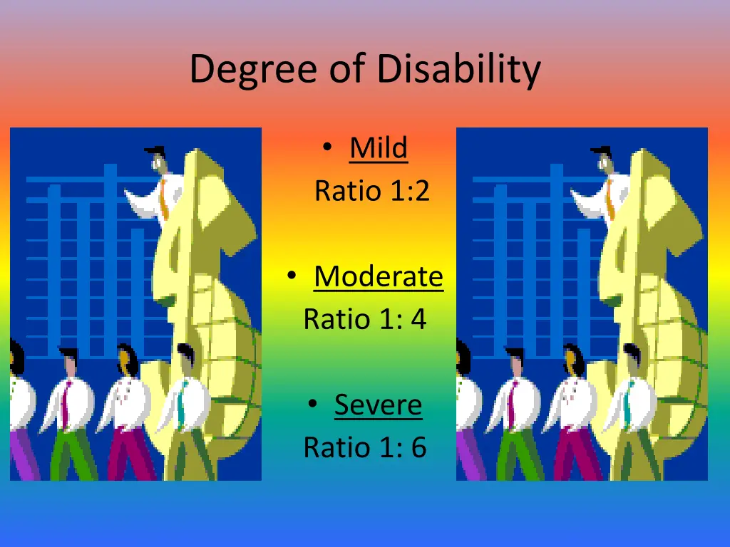 degree of disability