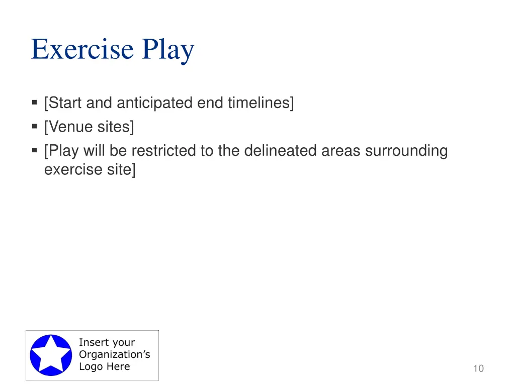 exercise play