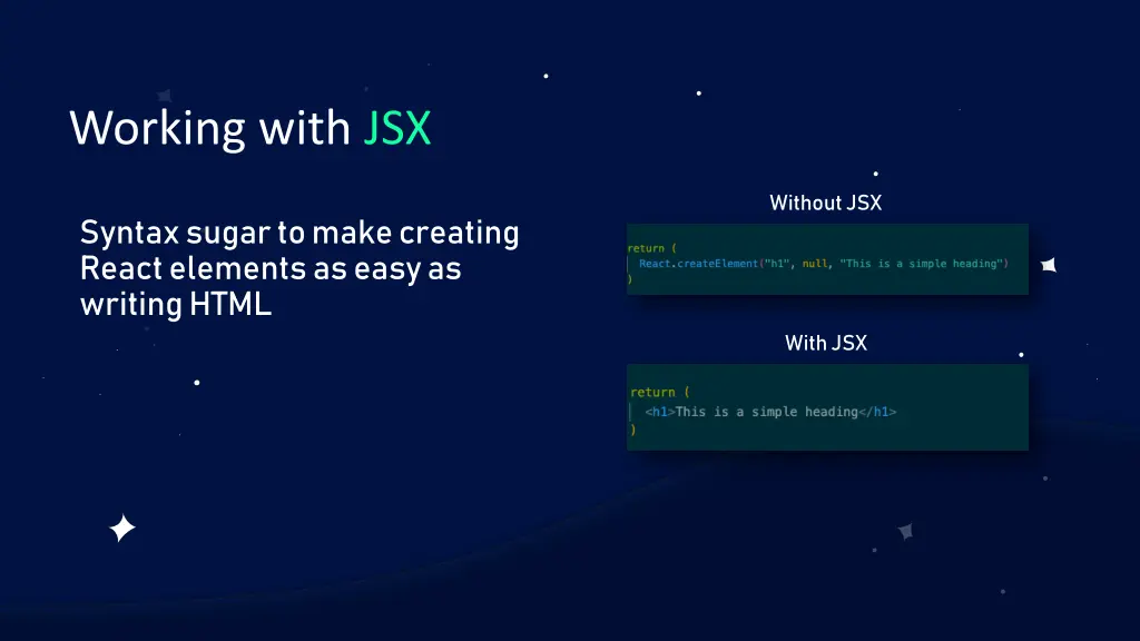 working with jsx