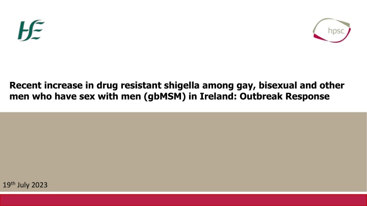 recent increase in drug resistant shigella among