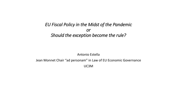 eu fiscal eu fiscal policy