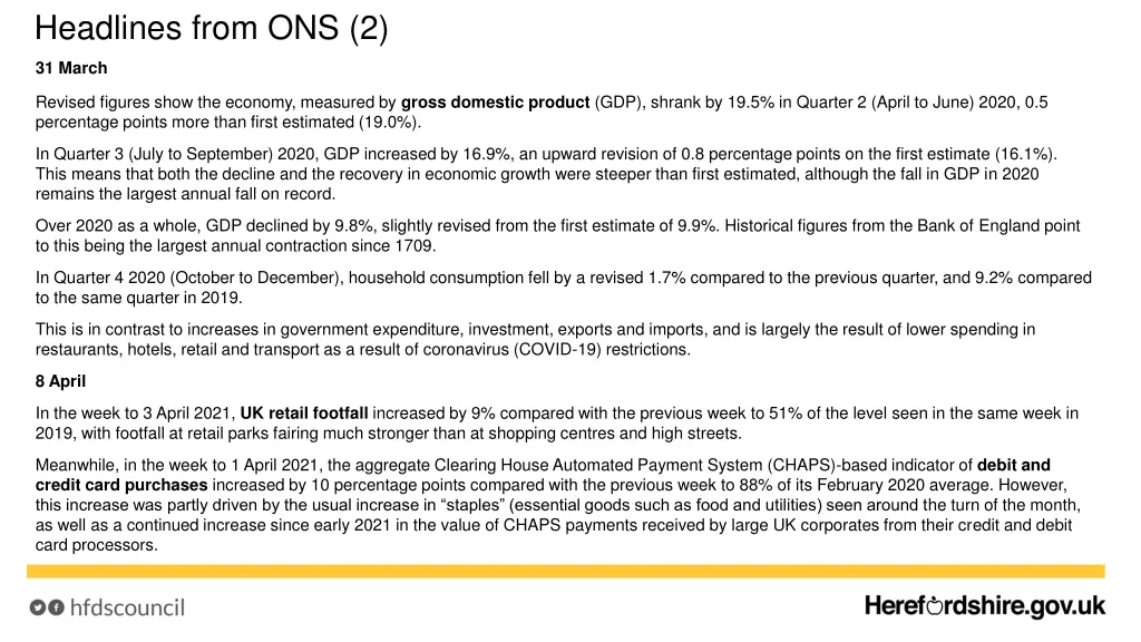 headlines from ons 2