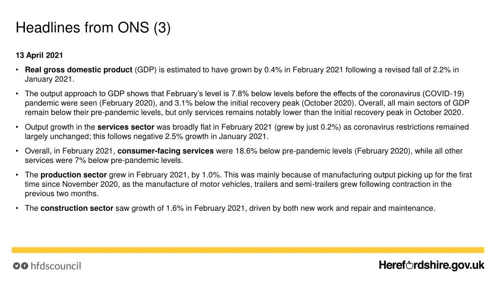 headlines from ons 3