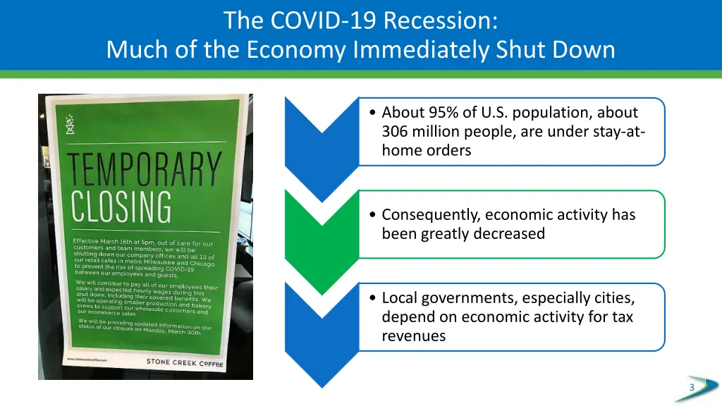 the covid 19 recession much of the economy