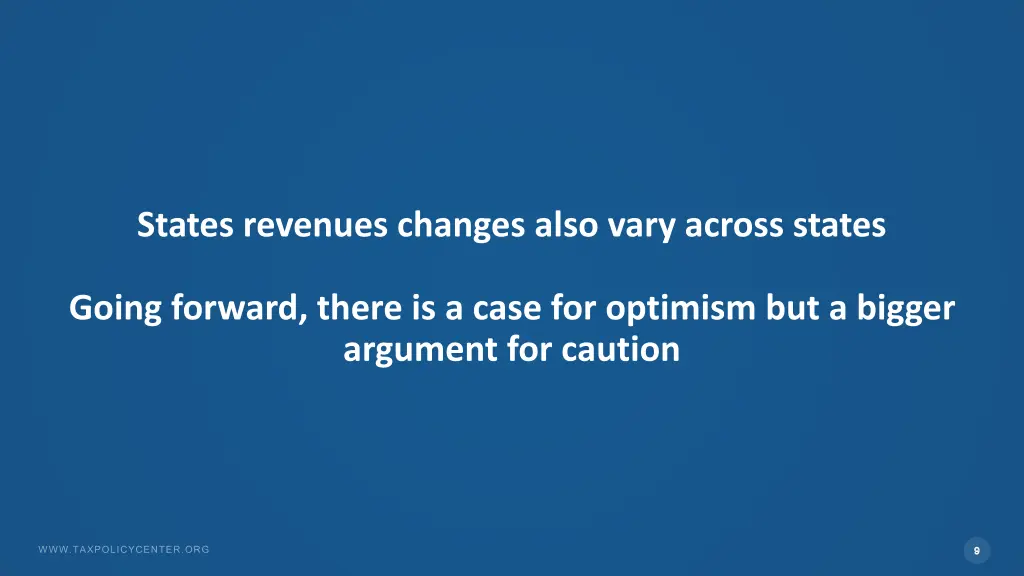 states revenues changes also vary across states