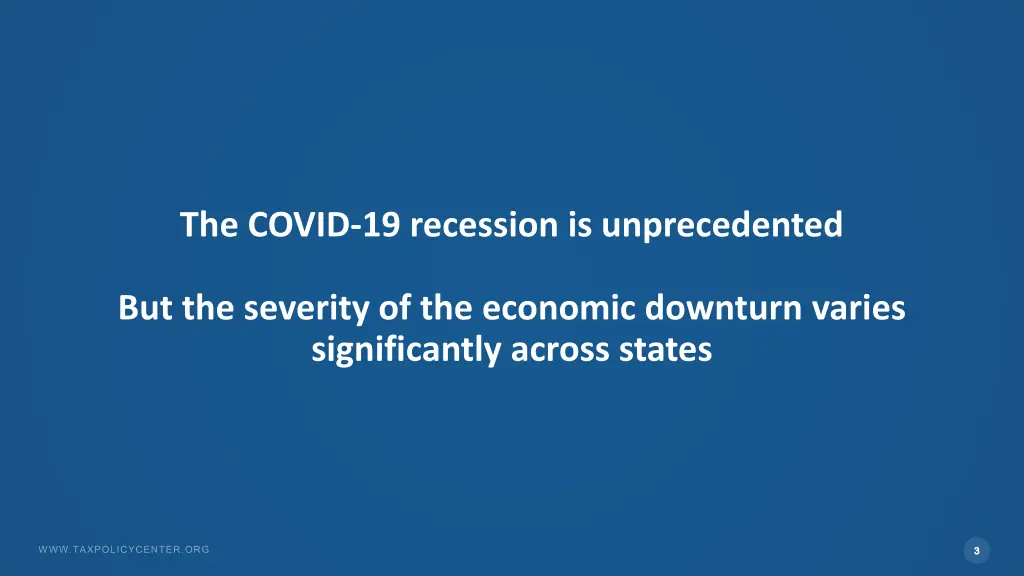 the covid 19 recession is unprecedented