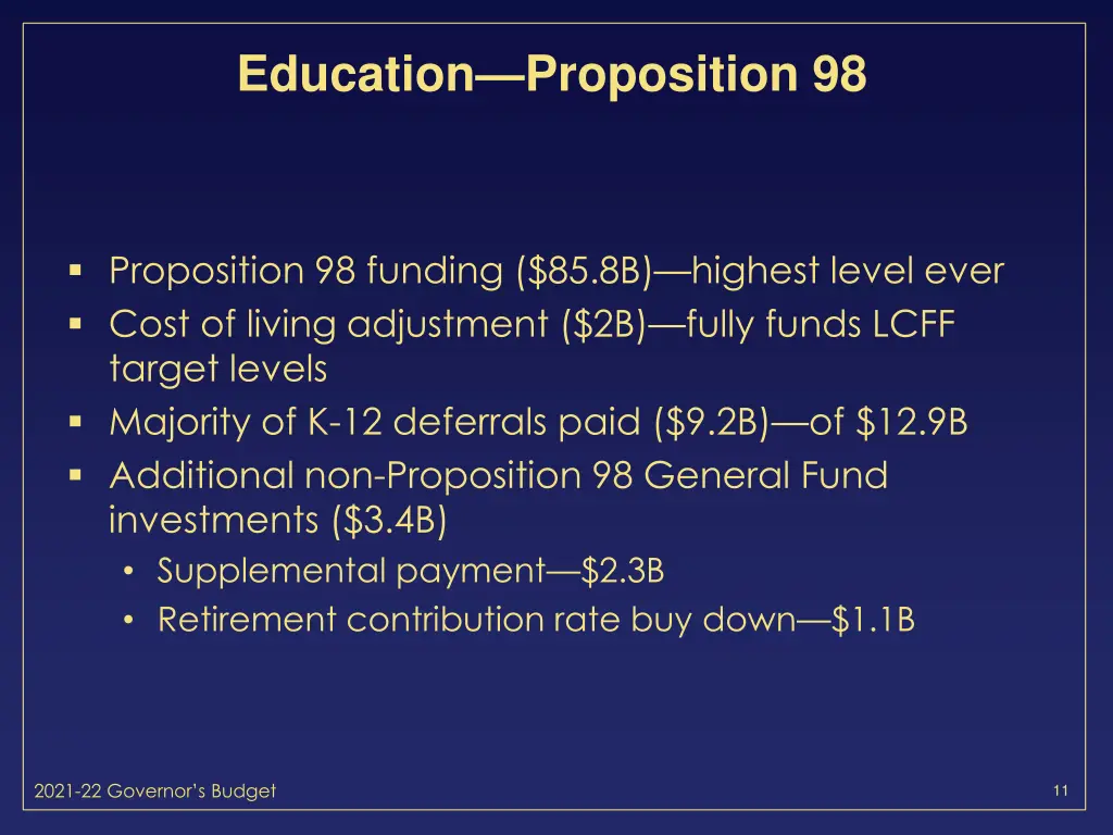 education proposition 98