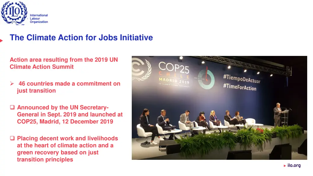 the climate action for jobs initiative