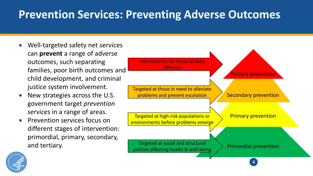 prevention services preventing adverse outcomes