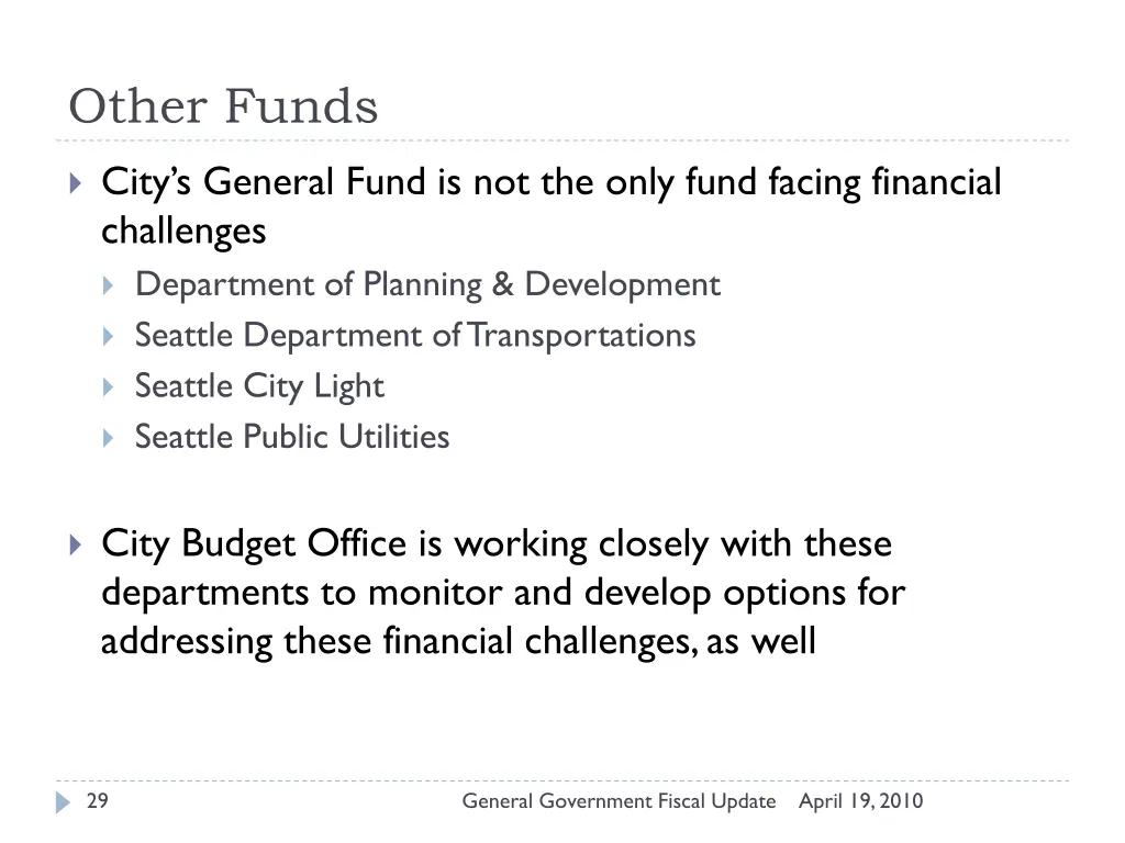 other funds