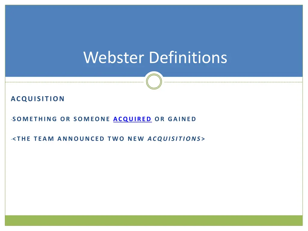 webster definitions 1