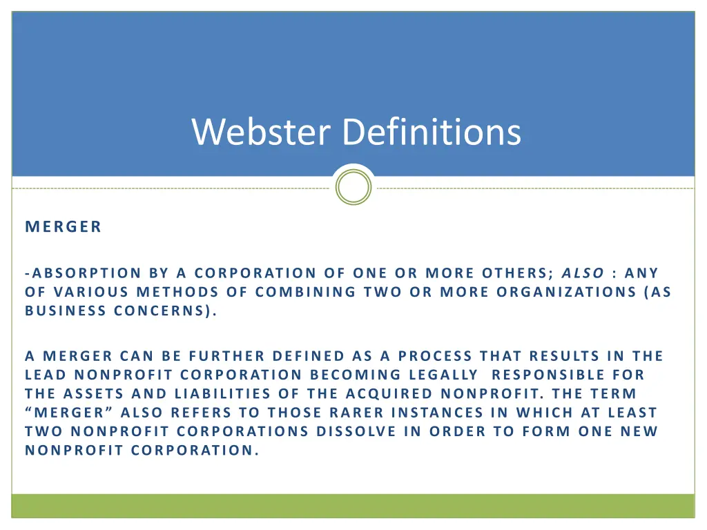 webster definitions