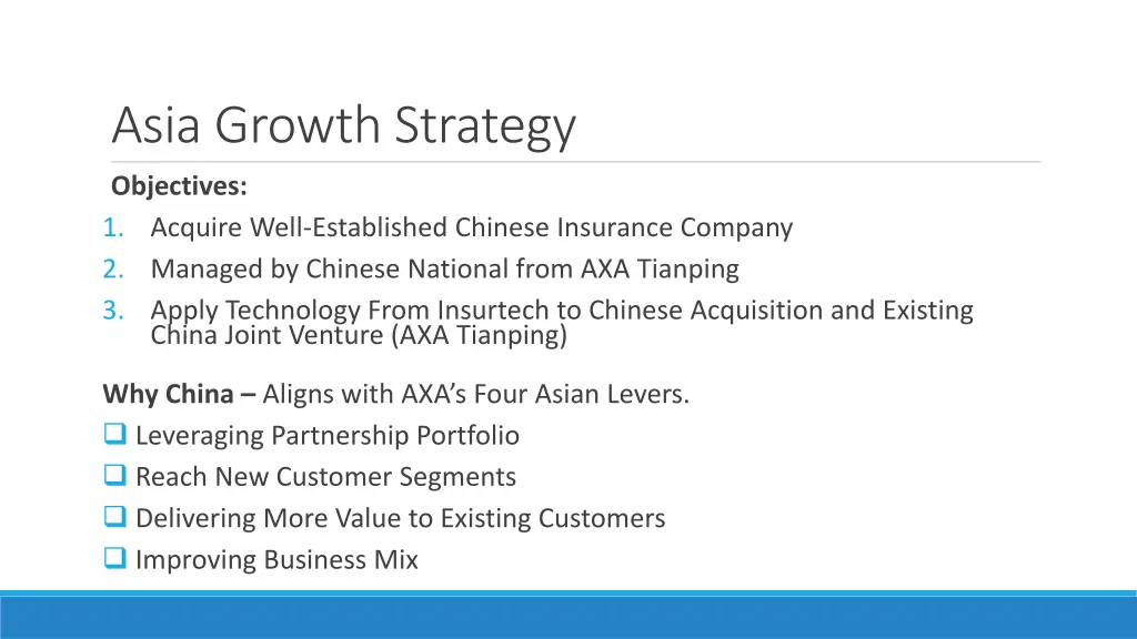 asia growth strategy