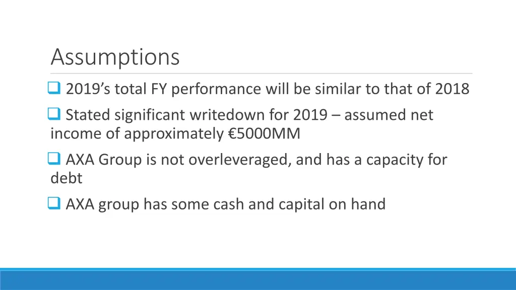 assumptions 2019 s total fy performance will