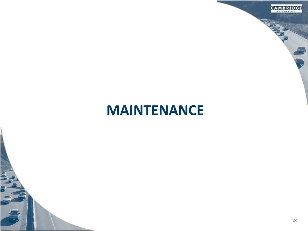 maintenance