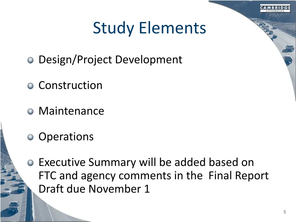 study elements