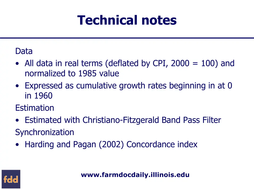 technical notes