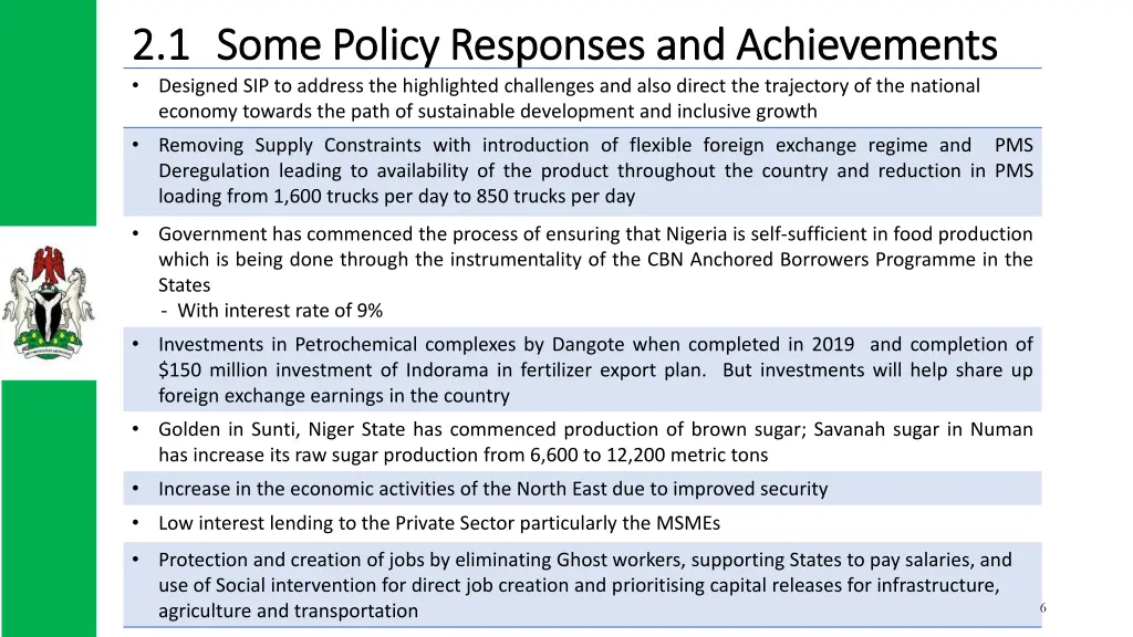 2 1 2 1 some policy responses and some policy