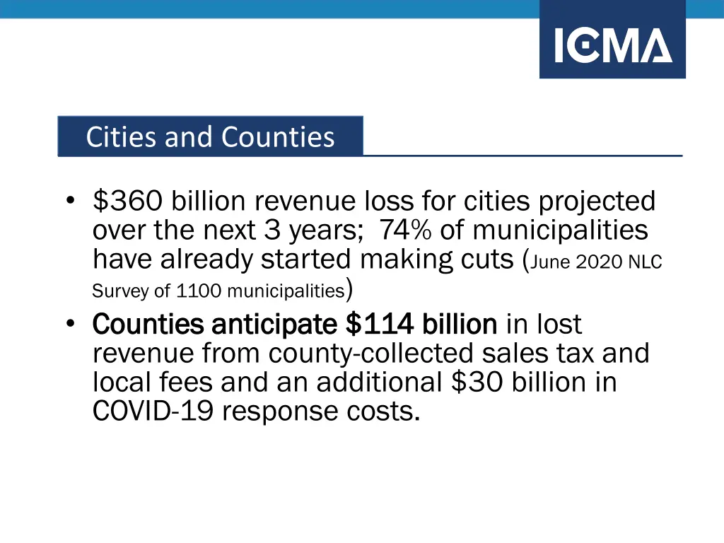 cities and counties