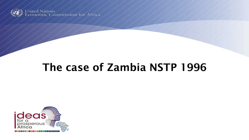 the case of zambia nstp 1996