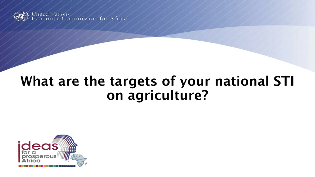 what are the targets of your national