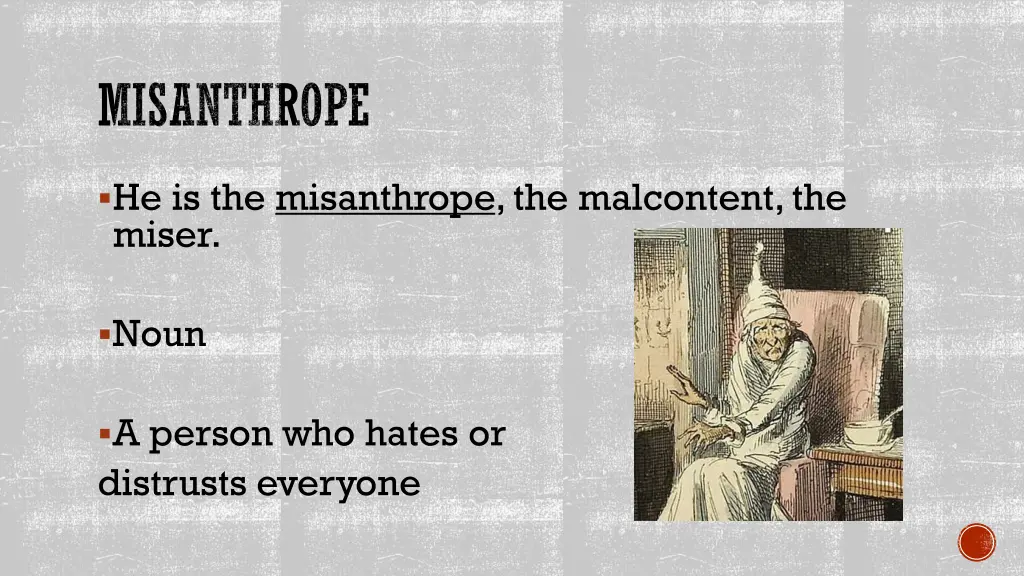 misanthrope