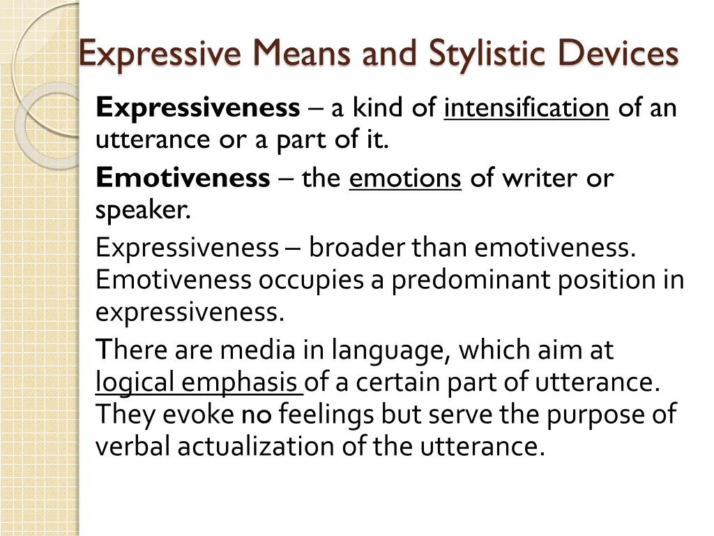 expressive means and stylistic devices