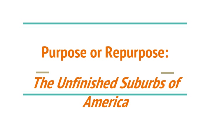 purpose or repurpose