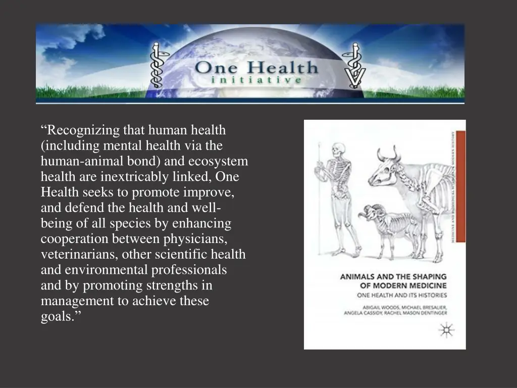 recognizing that human health including mental