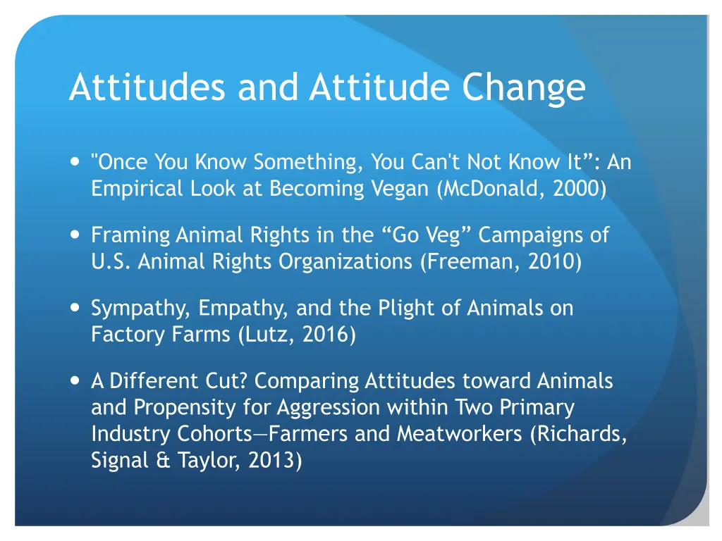 attitudes and attitude change 2