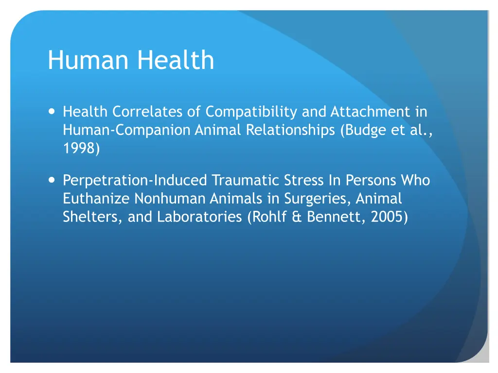 human health