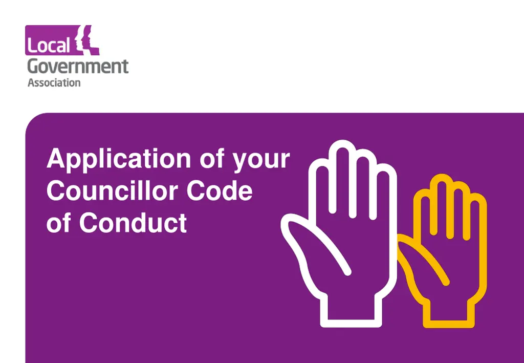 application of your councillor code of conduct