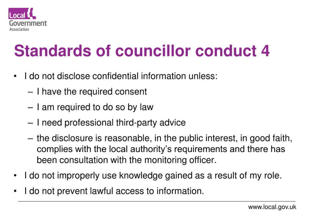 standards of councillor conduct 4