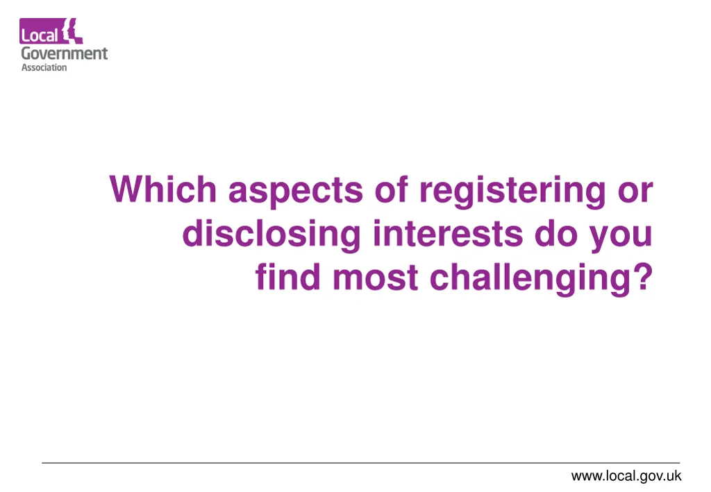 which aspects of registering or disclosing