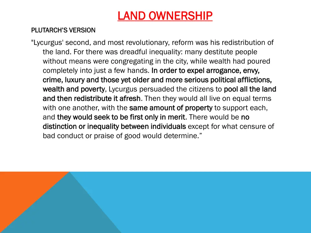 land ownership land ownership