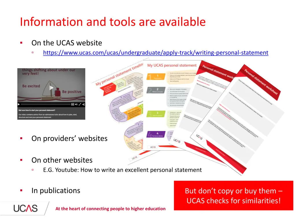 information and tools are available