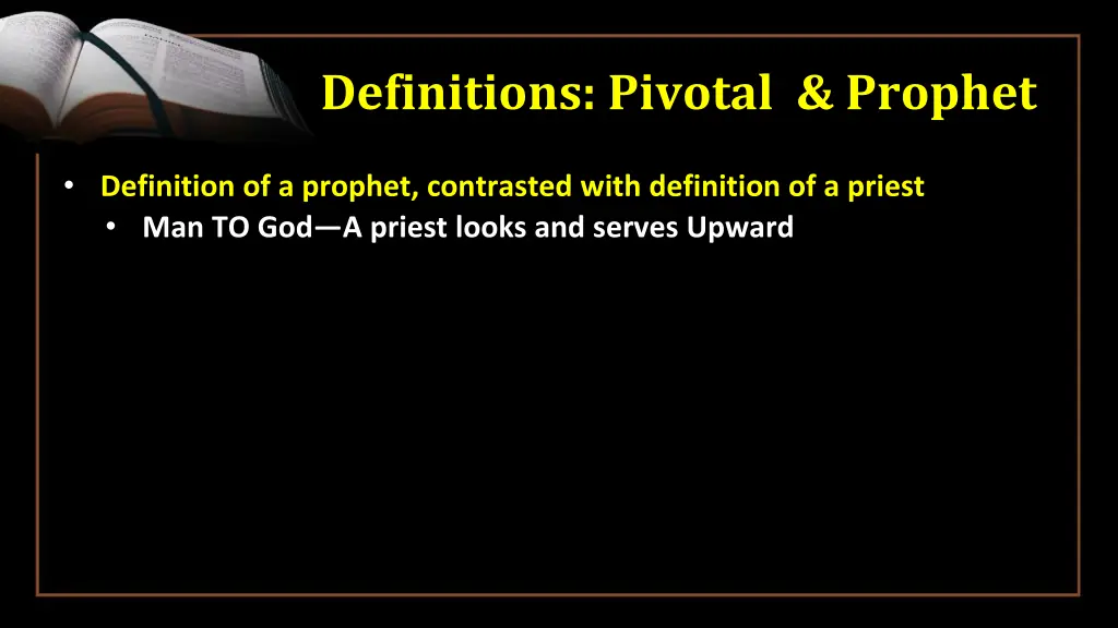 definitions pivotal prophet 1