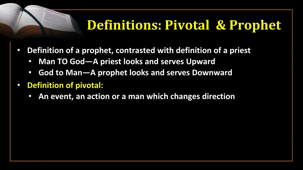 definitions pivotal prophet 4