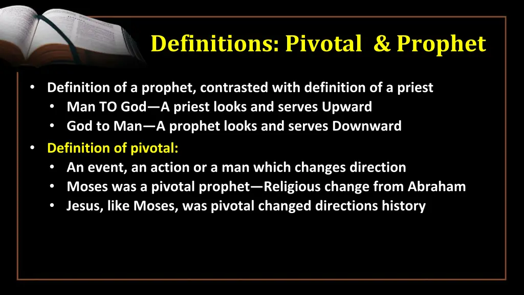 definitions pivotal prophet 6