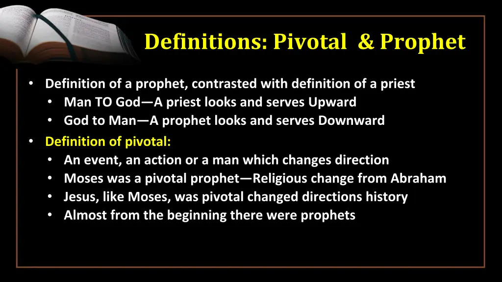 definitions pivotal prophet 7