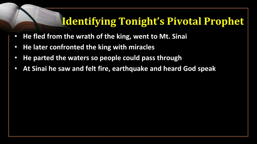 identifying tonight s pivotal prophet 2