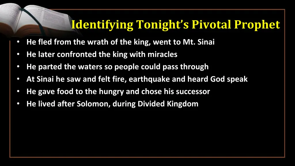 identifying tonight s pivotal prophet 4