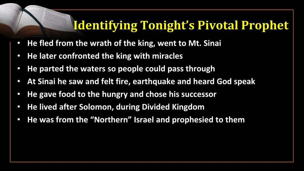 identifying tonight s pivotal prophet 5