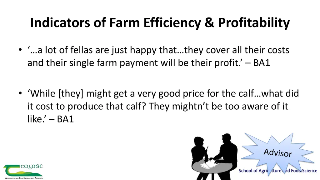 indicators of farm efficiency profitability 1