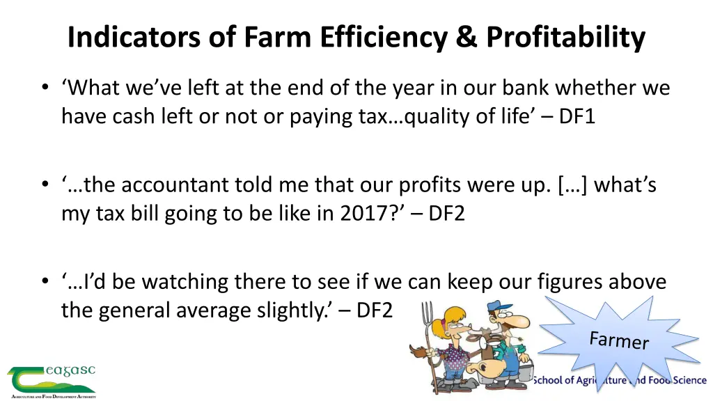 indicators of farm efficiency profitability 4